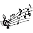 thumbnail image 1 of Miangastore Music Note Wall Decor Wall Hanging Music Sign Musical Decoration for Home Party, 1 of 9