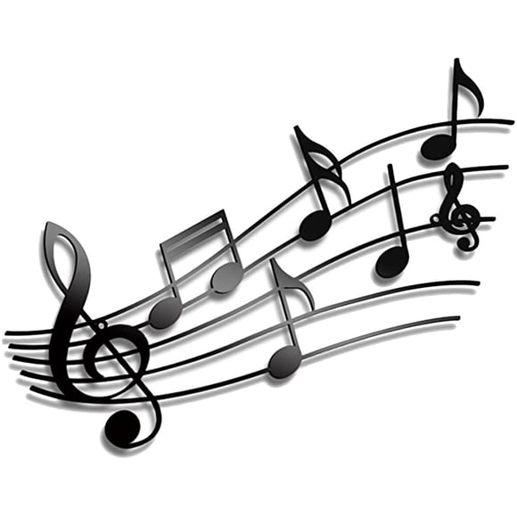 Miangastore Music Note Wall Decor Wall Hanging Music Sign Musical Decoration for Home Party