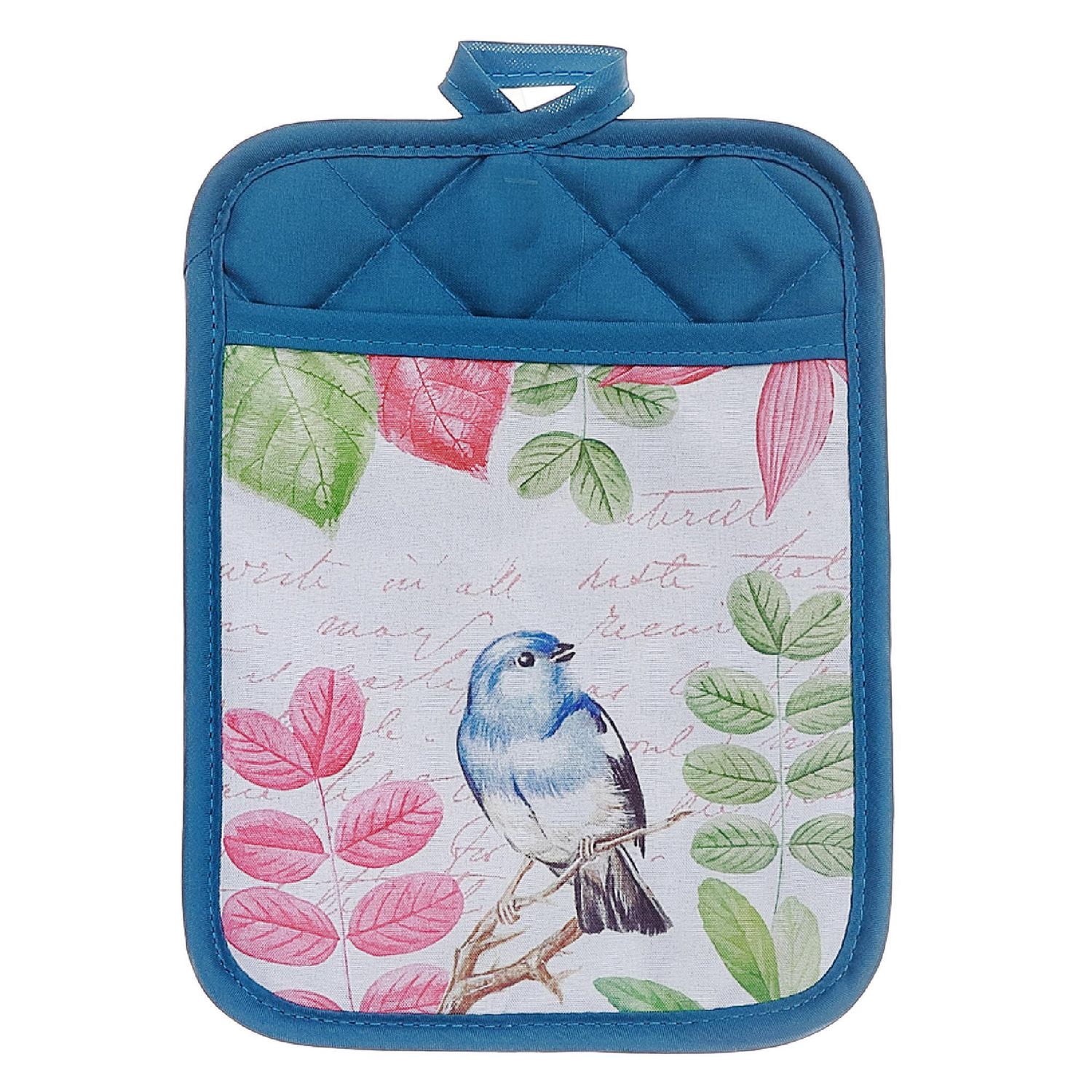 Support De Pot Avec Oiseau De Poche - Ensemble De 6