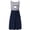 Marine, variante sur Robe Débardeur Sans Manches à Rayures Imprimées pour Femmes Enceintes Allaitement Été Vêtements de Nuit de Maternité