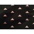 thumbnail image 4 of oneOone Cotton Poplin Black Fabric Triangle Geometric Sewing Material Print Fabric By The Yard 42 Inch Wide, 4 of 4