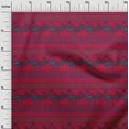thumbnail image 2 of oneOone Viscose Chiffon Fabric Floral & Peacock Block Print Sewing Fabric BTY 42 Inch Wide, 2 of 4