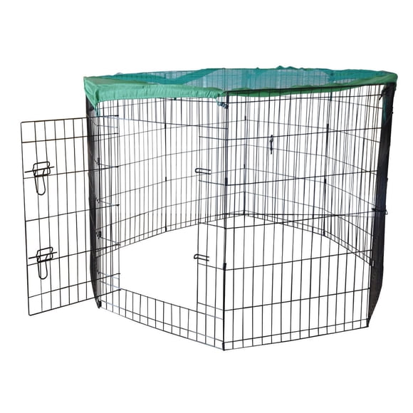 48" Wire Dog Pet Exercise Pen with Removable Cover