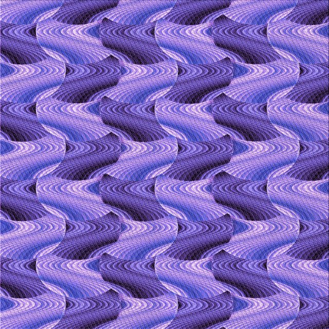 Ahgly Company Tapis d'Intérieur Lavable en Machine Carré Violet Améthyste Transitionnel, 6 Pieds Carré
