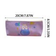 thumbnail image 1 of Agiferg Sac à Crayons Multifonction École Fermeture Éclair Portable Grande Capacité en Toile Dessin Animé Bear Rabbit, 1 of 2