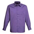 thumbnail image 1 of Premier Mens Poplin Long-Sleeved Shirt, 1 of 3