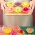 thumbnail image 3 of Shisuyan 8 Pcs Bols Ronds en Verre pour Dessert Riz Pudding Bols Ronds en Verre Contenants pour Pudding, 3 of 8