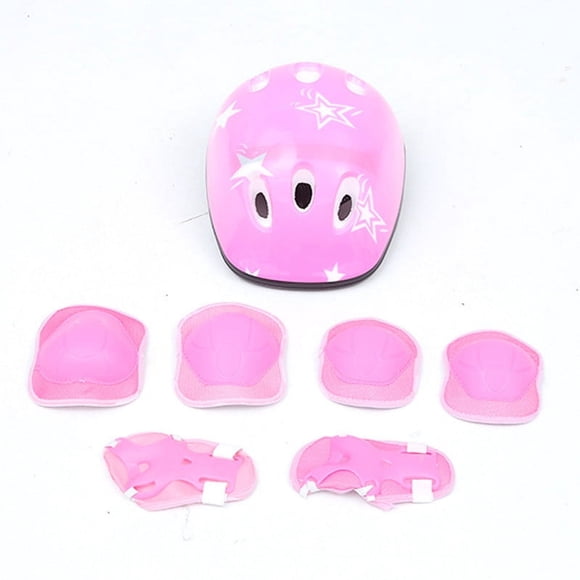 TIMIFIS Toddler Helmet 7Pcs/Set Children Kids Safety Helmet Knee Elbow Pad Cycling Skate Bike Protect Christmas Gifts