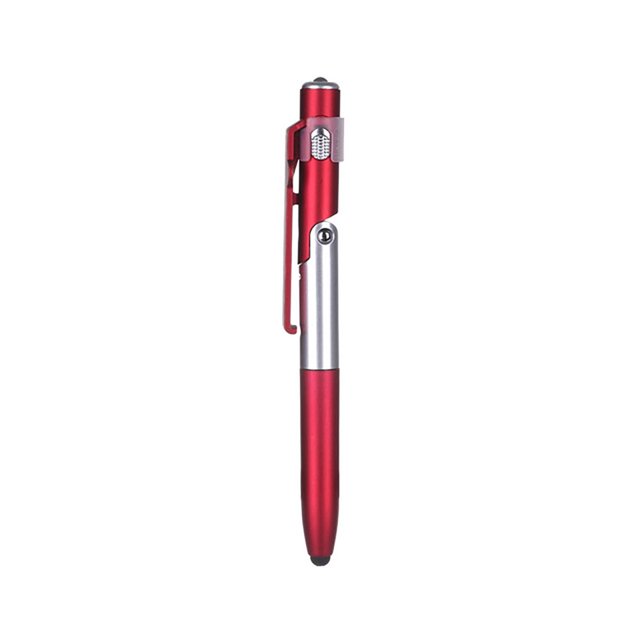 CNKOO 4 en 1 Multifonction Pliable LED Téléphone Portable Léger Rack Stylo à Bille Tactile