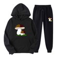 thumbnail image 1 of Chandail Décontracté pour Hommes à Capuche Imprimé Sport Manches Longues Pantalon Ensemble Deux Pièces, 1 of 1