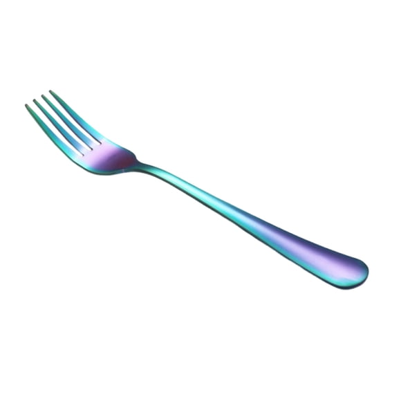 Vaisselle – Fourchettes Colorées en Acier Inoxydable, Accessoire de Vaisselle Éblouissant, Ensemble de Couverts Élégant et Durable pour un Usage Quotidien dans la Cuisine et la Salle à Manger, Compatible Lave-Vaisselle