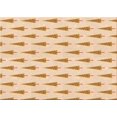thumbnail image 1 of Ahgly Tapis Rectangulaire Orange Lavable en Machine, 5 Pieds x 8 Pieds, 1 of 7