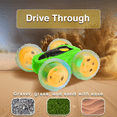 thumbnail image 2 of Contixo Remote Control Car, Stunt Racer, 360° Flip & Rotate, LED Lights, Wristband Controller, All-Terrain RC Cars for Kids, Green, 2 of 6