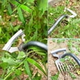 thumbnail image 3 of Swiftyle 1 Pcs Manual Puller Tool 2-in-1 Garden Rake Weeder Stainless Steel Hand Weeding Tool With Ergonomic Handle For Yard And Garden, 3 of 4