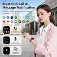 thumbnail image 3 of Smart Watch Fits for Android and iPhone Samsung,1.91'' Smartwatch for Men Women,100+ Sports Modes Fitness Tracker with Answer Make Calls/Message Reminder, IP68 Waterproof,Purple, 3 of 7
