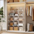 thumbnail image 4 of EDTara Modular Wire Cube Storage Organizer, 12-Cube Metal Grid Shelf Unit for Closet, Books, Office, or Entryway, 4 of 9