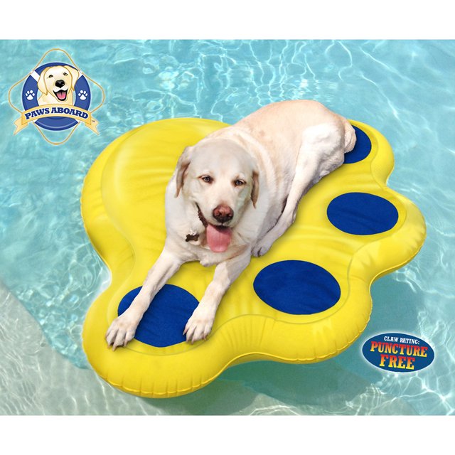 Doggy Radeau Paresseux - Grand 50"X39 Pouces Gonflé pour Chiens 30-90Lbs
