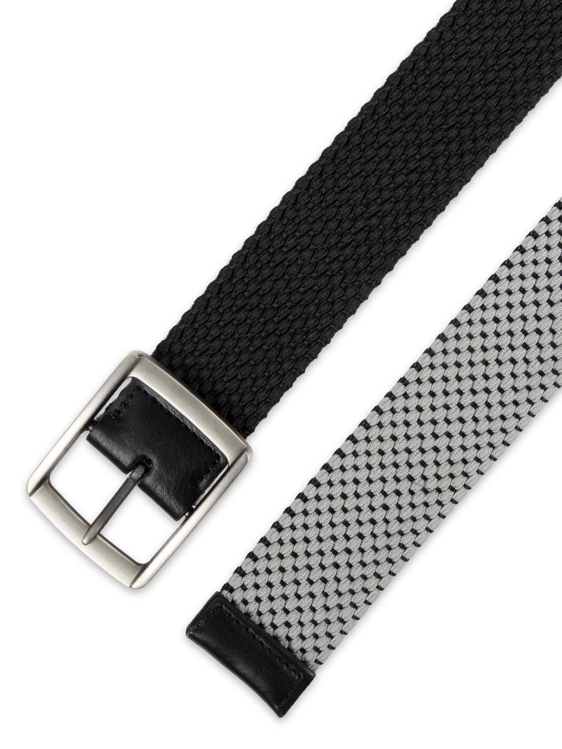 Work To Weekend by Haggar Men's 35mm Reversible Stretch Fabric Braid Belt.
