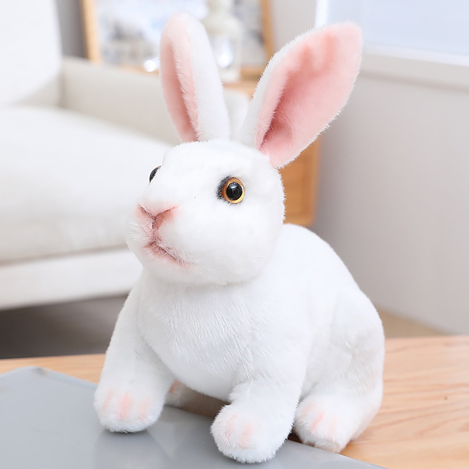 EGNMCR Room Decor, Home Decor Simulated Rabbit Doll Plush Toy Of