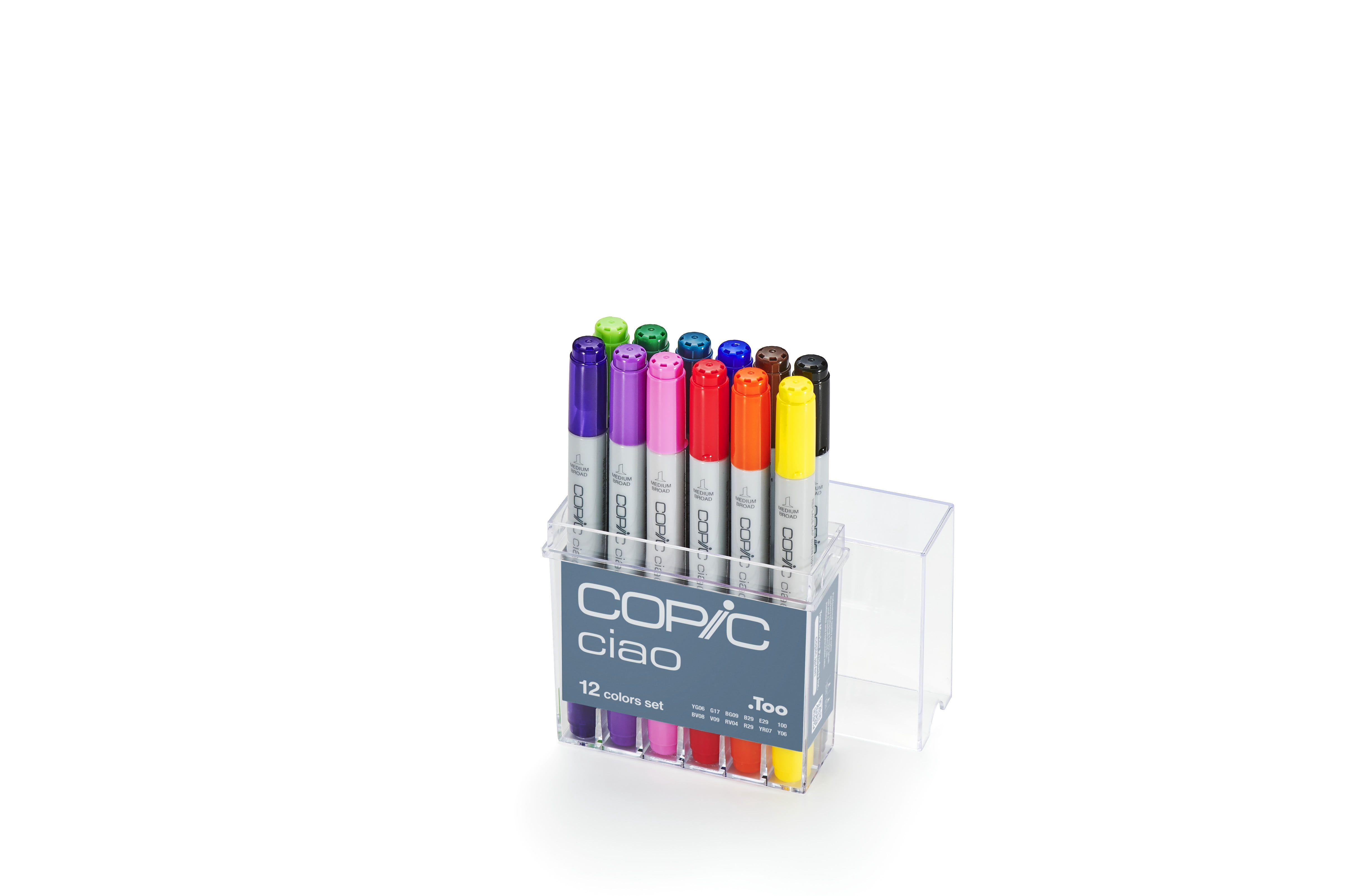 Copic Ciao Marker Set, Basic, 12-Piece