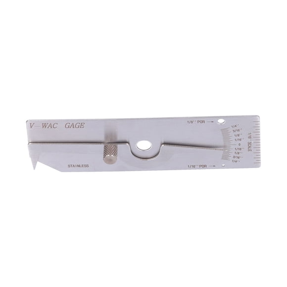 V-WAC Type Weld Depth Inspection Ruler Weld Undercut Ruler Undercut Depth Ruler