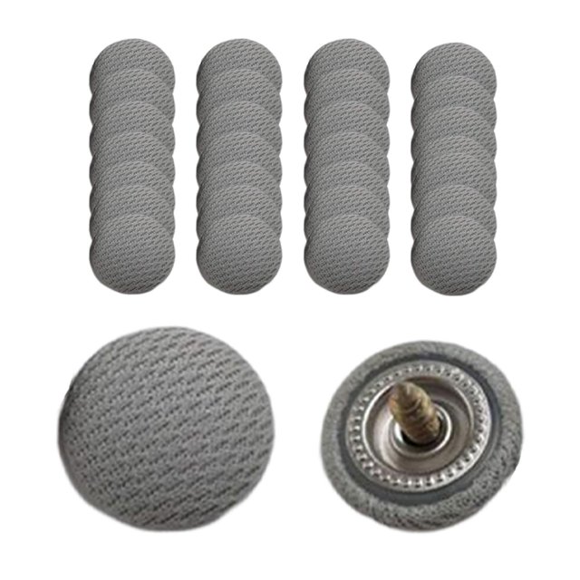30Pcs Car Roof Headliner Repair Button, Auto Rivets Retainer Roof Repair Buckle for Buses Trucks All Cars Motorcycles Trains Gray