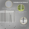 thumbnail image 2 of Soozier 12ft Frence Couvre Trampoline Rond de Remplacement (filet seulement), 2 of 9