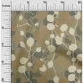 thumbnail image 2 of oneOone Cotton Poplin Light Brown Fabric Abstract Leaf Sewing Craft Projects Fabric Prints By Yard 56 Inch Wide, 2 of 4