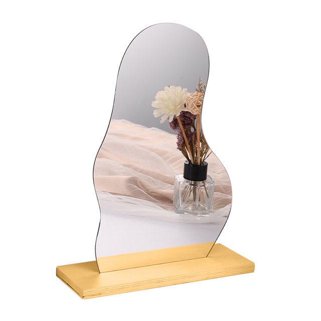 CEHVOM Fashion Irregular Acrylic Mirror Desktop Desktop Makeup Mirror Clearance