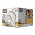 thumbnail image 4 of Gibson Home White Deco Service de table 16 pièces à double bol Blanc, 4 of 9