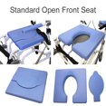thumbnail image 2 of Aluminum Rehab Shower Commode - 15" Seat, 2 of 3