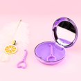 thumbnail image 2 of Travel Retainer Case with Mirror Mouth easy clean black Guard Case Protection with Vent Holes Purple, 2 of 7