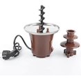 thumbnail image 4 of Chocolate Fondue Fountain, Electric 3Tier Fondue Machine For Chocolate And Cheese, 1.5Pound Capacity, Easy To Assemble, 4 of 5