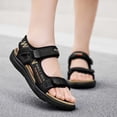 thumbnail image 2 of Ediodpoh Children's Summer Fashion Solid Color Open Toe Sandals Breathable Comfortable Shoes Sandals Kids Khaki 2, 2 of 9