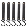 thumbnail image 4 of 15Pcs Crochets en Cuir de Haute Résistance Multifonctions S Cintres Portables pour Camping en Plein Air Noir, 4 of 14