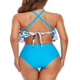 thumbnail image 2 of Women Tankinis Set Spaghetti Strap V-Neck Floral Vest  Boxer Underpants, 2 of 6