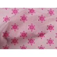 thumbnail image 4 of oneOone Cotton Poplin Fabric Floral Block Printed Craft Fabric BTY 42 Inch Wide, 4 of 4