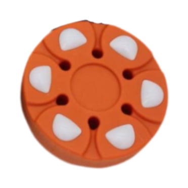 Lipstore Rondelle de Hockey à Roulettes, Rondelle de Rue, Cadeau, Équipement d'Entraînement pour Plancher de Rue, Balle de Hockey pour Compétition Sportive, Orange