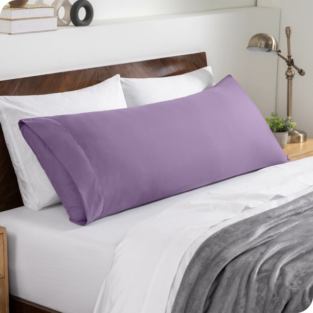 Bare Home Body Pillowcase - Envelope Closure - Ultra Soft - Double Brushed - Lavender