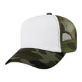 thumbnail image 1 of TOPTIE Adult 5 Panel Trucker Hat Foam Front Mesh Back Baseball Cap, 1 of 10