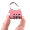 thumbnail image 4 of 2X Boîte à Bagages Cadenas à Combinaison Réinitialisable Cadenas Chiffres 3 Chiffres Rose, 4 of 4