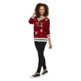 thumbnail image 2 of George Women's Happy Holidays V-Neckline Sweater, 2 of 6
