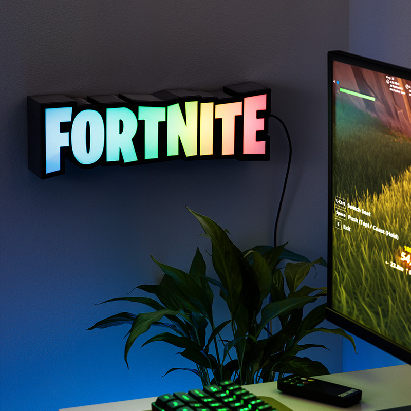 Lumière du logo Fortnite