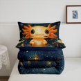 thumbnail image 4 of Erosebridal Girly Axolotl Bedding Queen Comforter Set for Kids, 3 Pieces, Reversible, 4 of 6