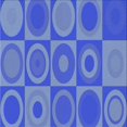 thumbnail image 1 of Ahgly Tapis d'Intérieur Lavable en Machine Carré Transitionnel Bleu Ciel, 8 Pieds Carré, 1 of 7