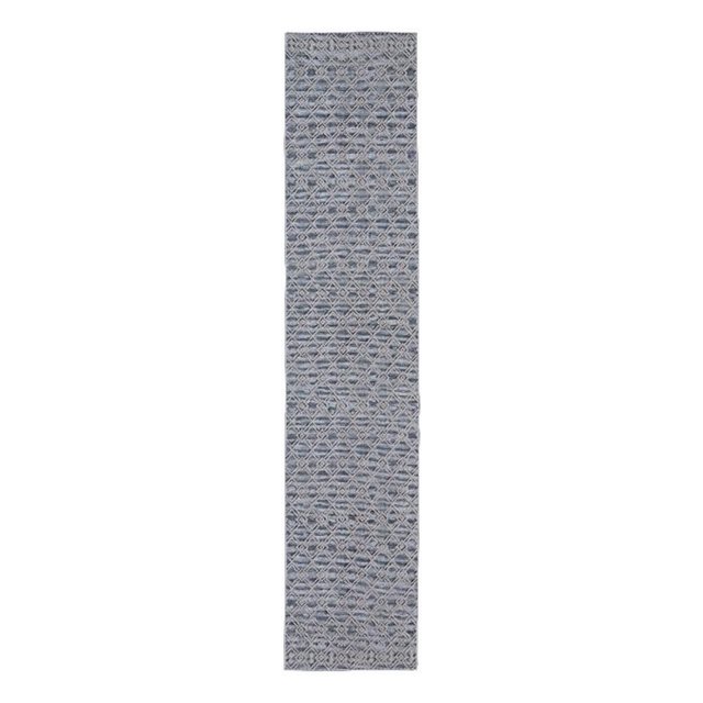 Linon Marion Helia Polyester 2' x 10' Runner Rug in Cream