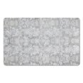 thumbnail image 1 of Soft Vintage Bathroom Runner Rug in Gray: Non-Slip, Long, Machine Washable - Farmhouse Floral Design Adds a Touch of Tradition - Perfect for Sink, Shower, Bathtub, 20x32 in, 1 of 5