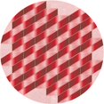 thumbnail image 1 of Ahgly Company Tapis Rond Lavable en Machine Intérieur Transitionnel Rose Pastel, 8 Pieds Rond, 1 of 7