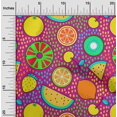 thumbnail image 2 of oneOone Viscose Chiffon Bright Red Fabric Tropical Fruit Sewing Craft Projects Fabric Prints By Yard 42 Inch Wide, 2 of 5