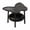 Black, variant on Butterfly End Table,2 Tier Small Side Table,Tv Dinner Tray Table for Living Room,Modern Sofa End Table,Butterflies Shaped Table Accent Table,Small Sofa Coffee Side Tables for Bedroom Indoor Outdoor